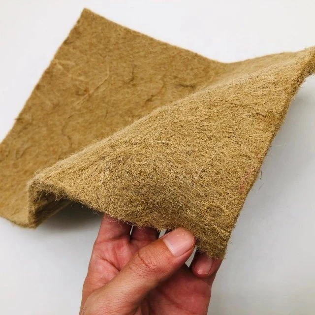 Eco friendly biodegradable 100% 70% 50% 30% natural jute fiber needle punched nonwoven hemp jute felt