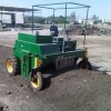Eco friendly compost turner sugarcane bagasse food waste compost fertilizer machine