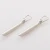 Import Eco-friendly custom shiny silver color alloy metal zipper pullers for clothes from China