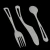 Eco Friendly Flatware Set Compostable Cutlery