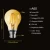 Import Edison led Bulb A60 B22 6W tungsten warm light 220V-240V retro super bright filament dragon ball bulb for indoor use from China