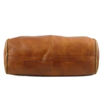 EG0042 Travel Foldable Durable Garment Suit Bag Waterproof PU Leather Big Capacity Garment Bag Duffel for Man