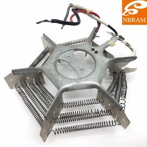 Electric mica heater elements heating part