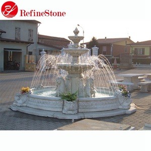 elephant modern garden outdoor marble stone water fountain for sale