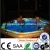 Import Europe Overflow Whirlpool Massage Outdoor Spa Hot Tub from China