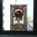European building glass windows made by stained glass for home decoration