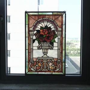 European building glass windows made by stained glass for home decoration
