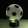 European Football Championship World Cup Football 3D LED lamp American football Night Light