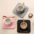 Import European-style ceramic Phnom Penh coffee cup and saucer set afternoon tea set from China