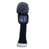 Exclusive knitted golf covers Fairway black head covers