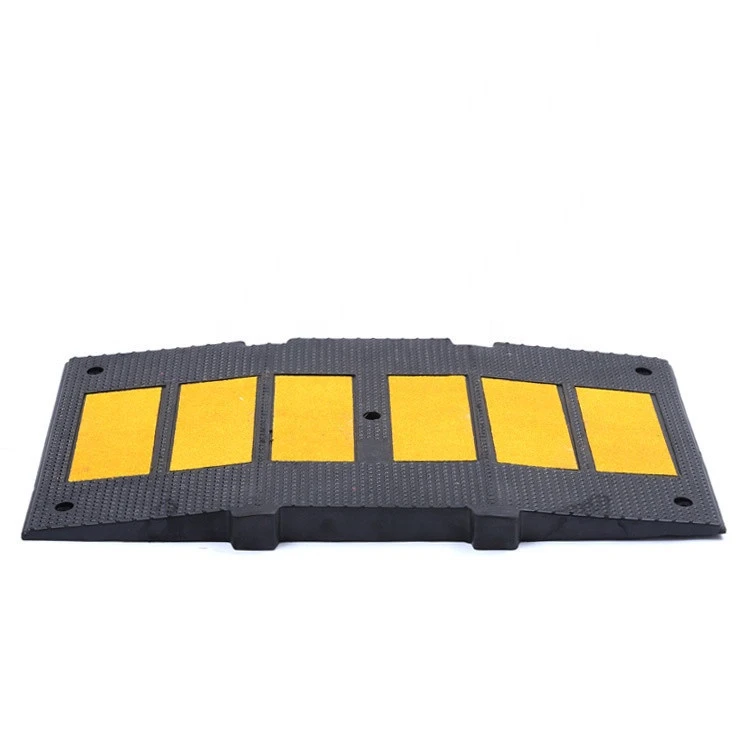 Exported to Belgium Canada DINGWANG High Quality Rubber Speed Bump Road Hump