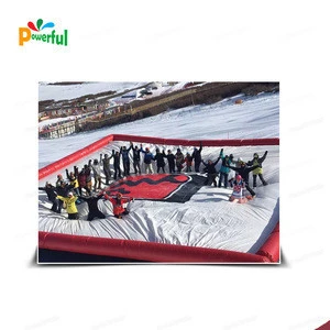 Extreme crazy big snowboard air bag inflatable jump air bag for skiing