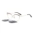 Import Eyeglasses with Clip On Sunglasses TR90 Optical Eyewear Frame Clip On Sunglasses from China