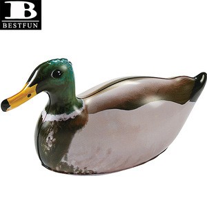 factory custom made PVC lifelike inflatable duck decoys plastic used duck hunting decoys for sale vinyl collapsible duck decoy