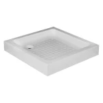 Factory direct fiberglass pure white anti-slip acrylic portable tray
