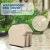 Import Factory Direct Sales Beige Rectangle Oxford Bbq Waterproof Cover with Uv Resistant from China