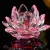 Import Factory Direct Sales Crystal Lotus Flower Display Craft Buddhist articles craft Home Decoration Gift from China