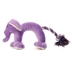 factory direct seller Handmade Sponge filling dumbbell style flush toy with voice device .