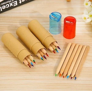 factory directly sale small box 6pcs color pencil set for kid