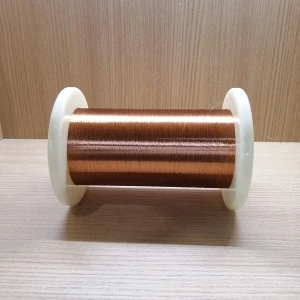 Factory directly supplied ultra-fine 0.12mm class 180 Solderable polyurethane enamelled round copper self bonding enameled wire.