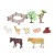 Import Factory directly supply environmentally-friendly farm toy play set with tree from China