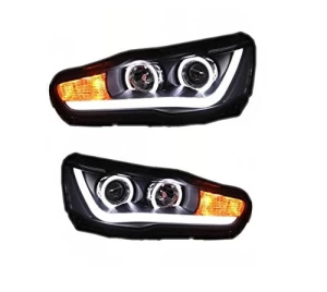 Factory factory  for Mitsubishi lancer EX LED head light 2010 2011 2012 2013 2014-up for Lancer EVO with HID xenon lamp