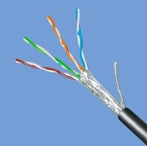 Factory low price utp cable cat5 with steel messenger outdoor wire in communication cables