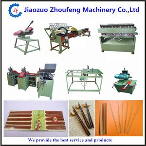 Factory Made Complete Sets Home Use Round Twins Sharpened Head Wood Chopstick Making Machine For Sale