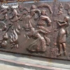 Factory price High Quality metal wrought copper Wall Relief Sculpture