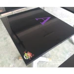 Factory price hygienic marble stone restaurant tables fast food dining table with chairs
