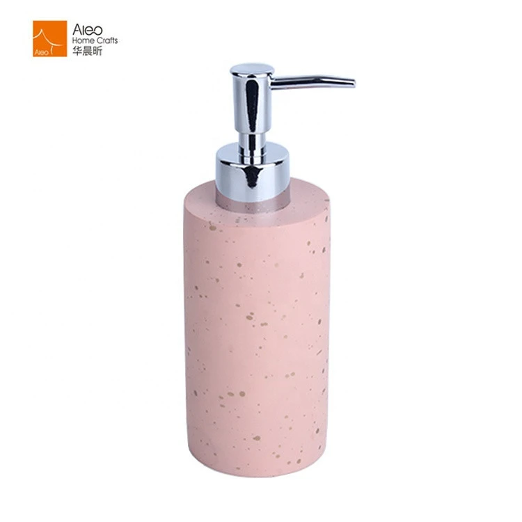 Factory Resin Fashion Bathroom Elegant Liquid Soap Dispenser Soap Container