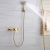 Import Factory supplied Golden Plated Copper Faucet Bathroom Kitchen Sink Mixer Brass Basin Tap from China