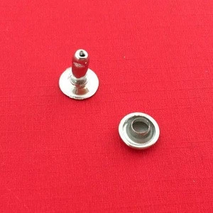 factory supply cheap price silver color metal single face rivets