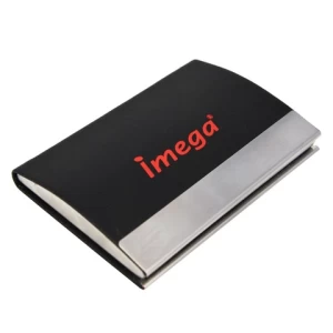 Factory supply genuine leather PU plastic metal acrylic magnetic business visiting custom leather name card holder