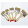 factory supply natural bristles chip paint brush with red tip wooden handle