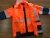 Import Factory Supply Orange / Navy 5 In 1 Reflective Customized Hi Vis Heavy Duty Safety Jacket from China