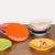 Import factory wholesale cheap japanese melamine round sushi plate serving dish from China
