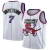 Import Factory wholesale custom cheap NB Raptors Dalong white embroidery version jersey Lowry basketball uniform from China