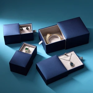 Factory Wholesale Custom Logo New Design Luxury Paper Jewelry Gift Packaging Box