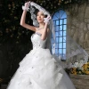 Factory Wholesale Lace Appliqued Bridal Veils