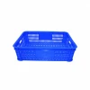 Factory Wholesale PE Material Storage Fruit Vegetable Perforated Turnover Plastic Basket