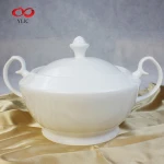 Factory Wholesale Porcelain Soup Tureen For Restaurant