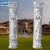 Import factory wholesale price hand carved natural stone ornamental pillars from China