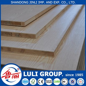 fancy pine /paulownia/malacca blockboard E0 E1 E2 blockboad/laminated wood made by LULIGROUP China manufacture