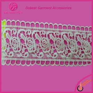 Fashion Embroidery Cotton/Polyester oem/odm service and color customized lace trim