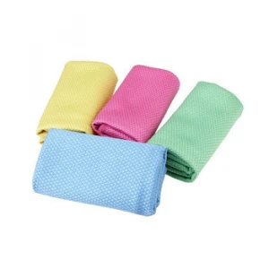 Fashion french terry microfiber cleaning power absorbent kitchen towels