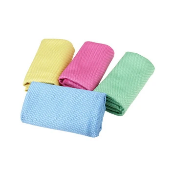 Fashion french terry microfiber cleaning power absorbent kitchen towels