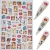 Import Fashion Nail Art Sticker Manicure Designs Lips Girl Self Adhesive 5d nail sticker Nails Decoration Decals from China