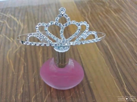 Fashion princess crown silver female alloy tiara wholesale