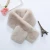 Fashionable high quality rabbit fur whole skin double-sided scarf ladies warm scarf